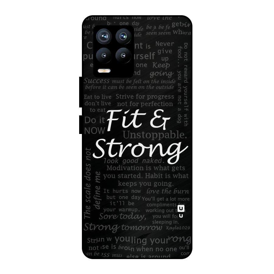 Fit And Strong Metal Back Case for Realme 8 Pro