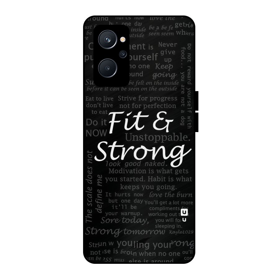 Fit And Strong Metal Back Case for Realme 9i 5G