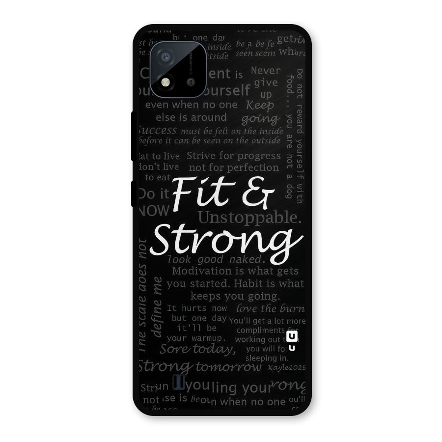 Fit And Strong Metal Back Case for Realme C11 2021