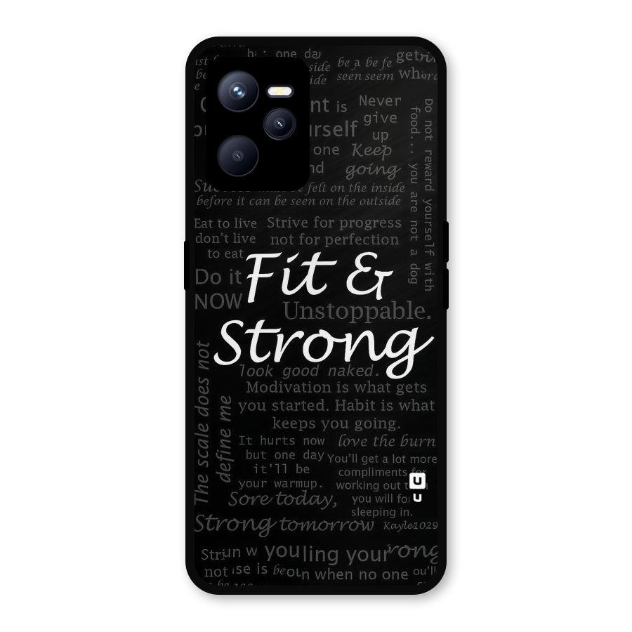 Fit And Strong Metal Back Case for Realme C35