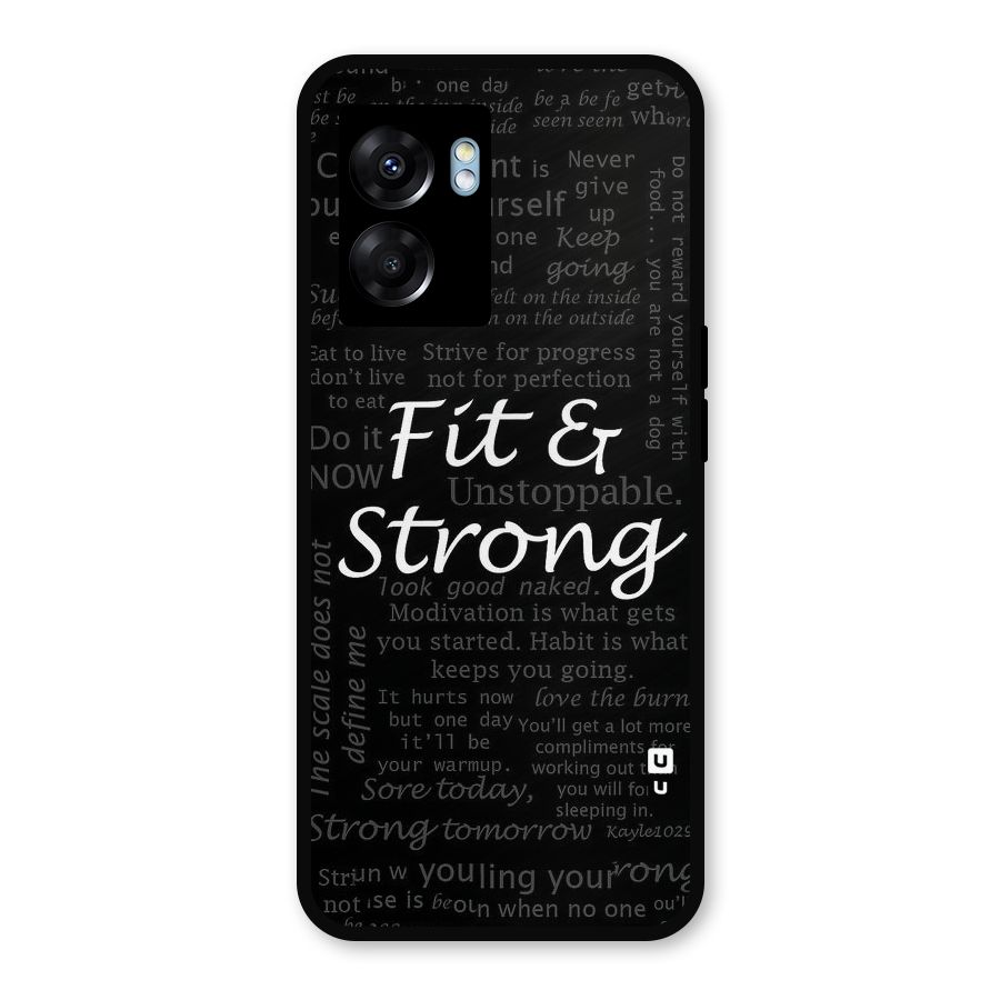 Fit And Strong Metal Back Case for Realme Narzo 50 5G