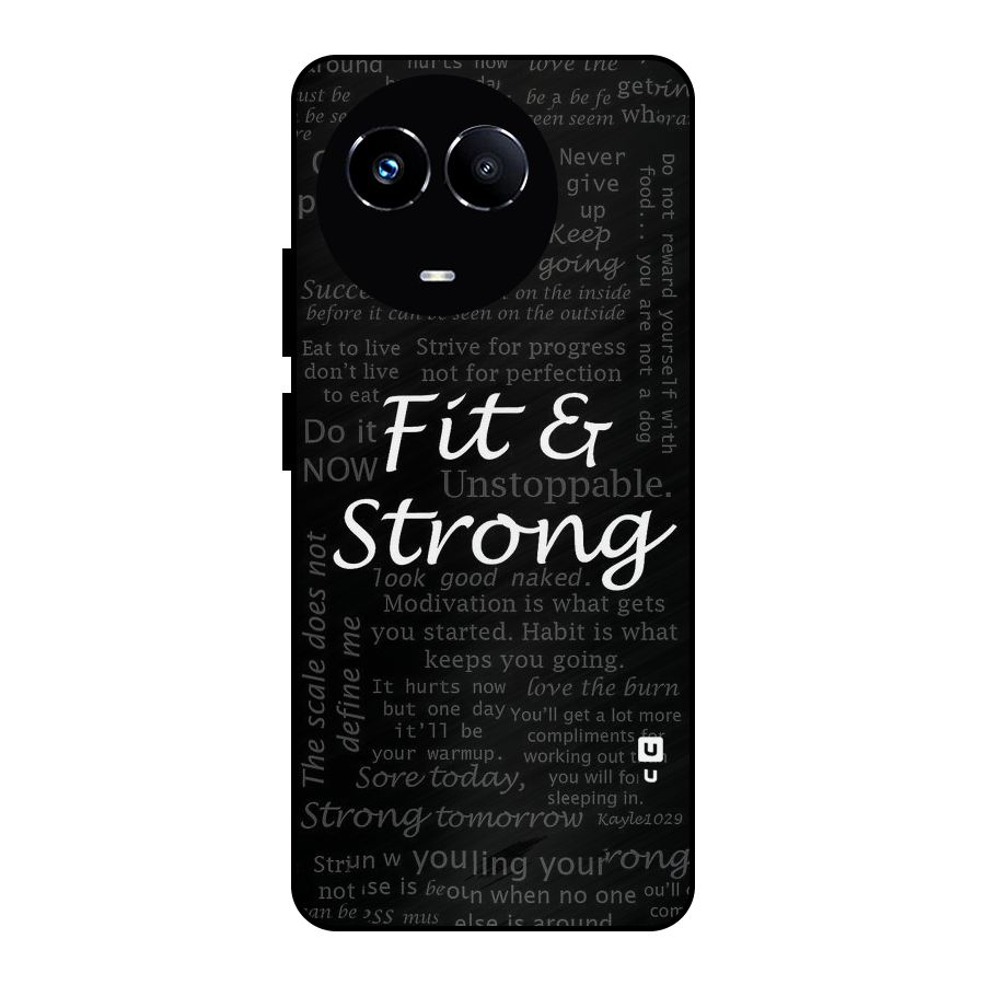 Fit And Strong Metal Back Case for Realme Narzo 60X