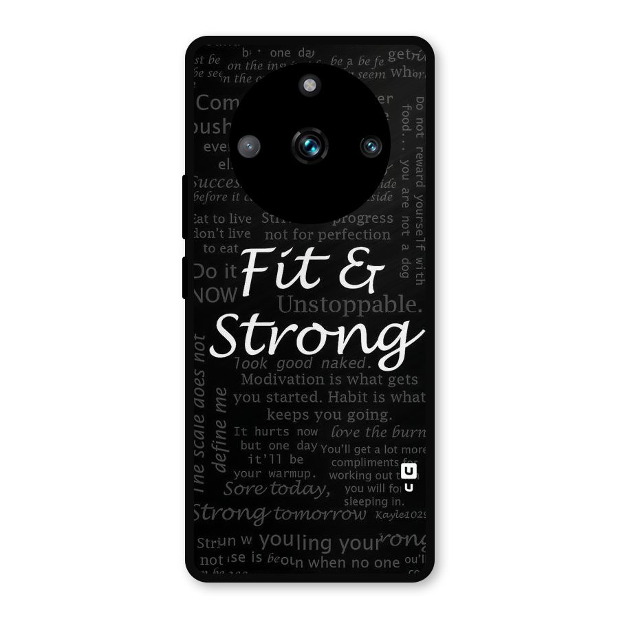Fit And Strong Metal Back Case for Realme Narzo 60 Pro