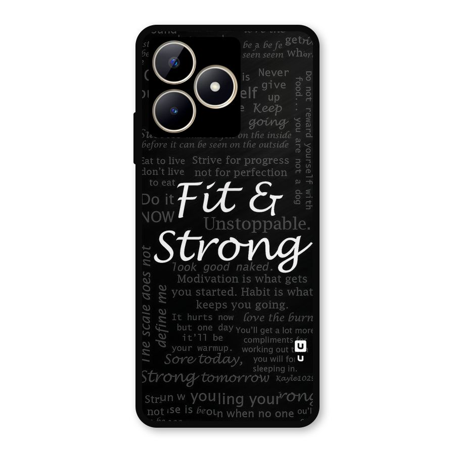 Fit And Strong Metal Back Case for Realme Narzo N53