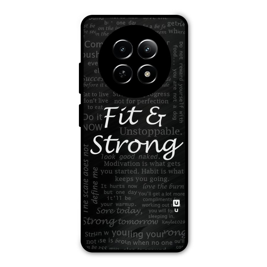 Fit And Strong Metal Back Case for Realme Narzo N65