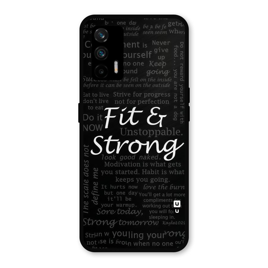 Fit And Strong Metal Back Case for Realme X7 Max