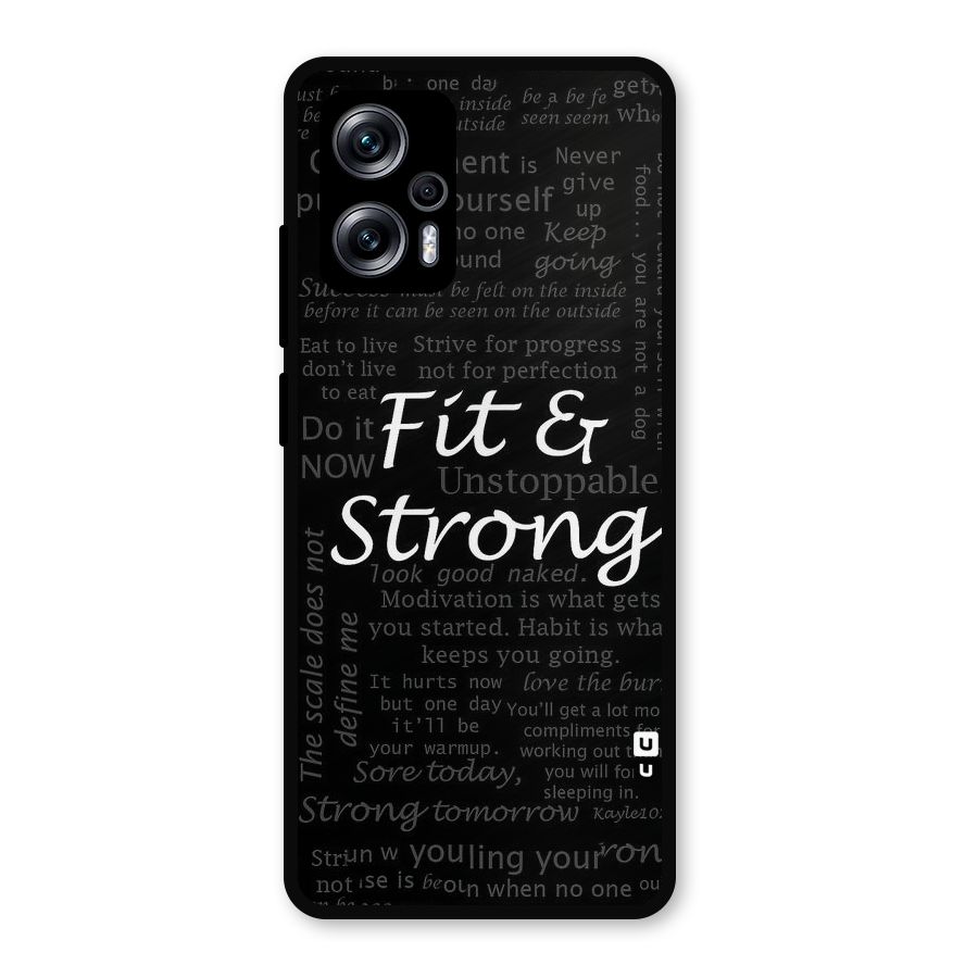 Fit And Strong Metal Back Case for Redmi K50i