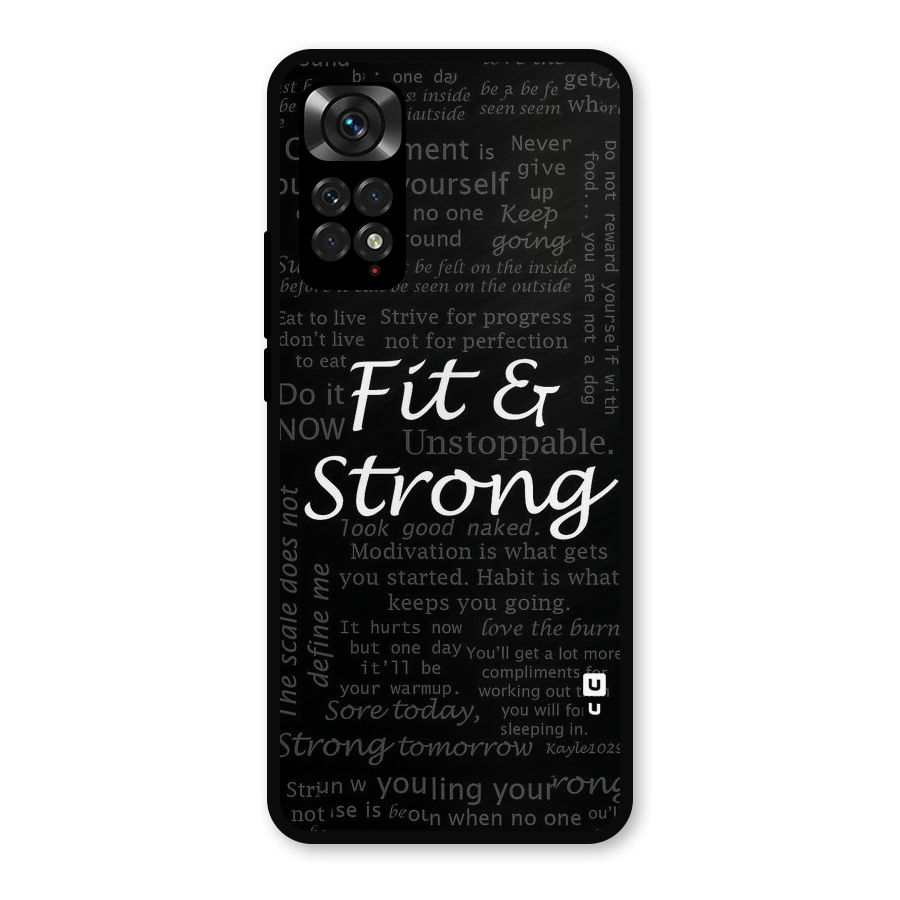 Fit And Strong Metal Back Case for Redmi Note 11s