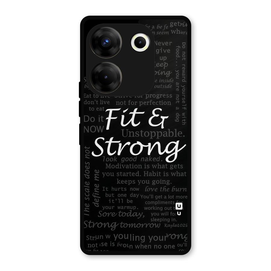 Fit And Strong Metal Back Case for Tecno Camon 20 Pro
