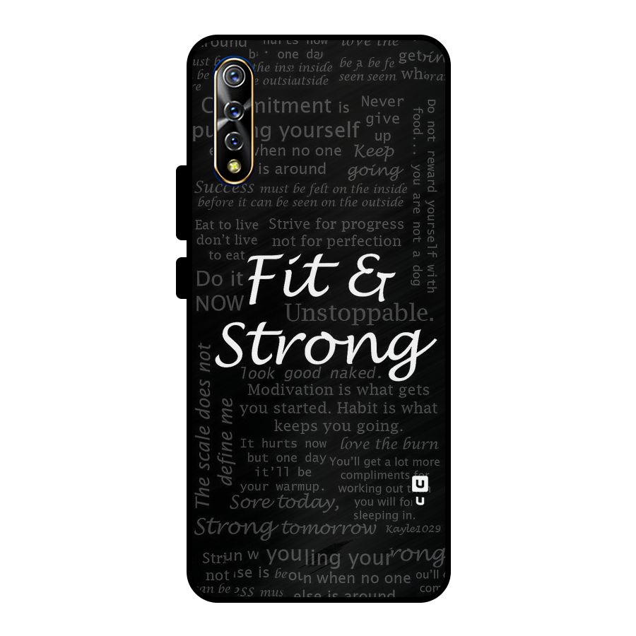 Fit And Strong Metal Back Case for Vivo S1