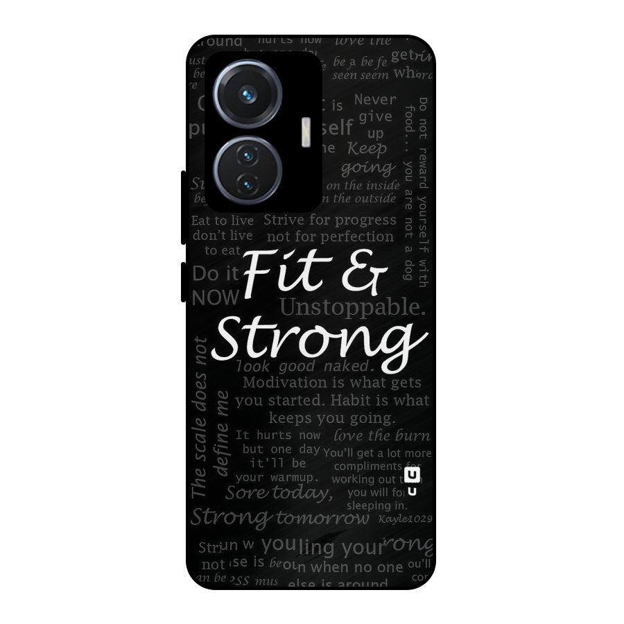 Fit And Strong Metal Back Case for Vivo T1 44W