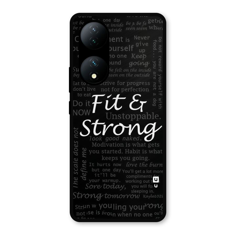 Fit And Strong Metal Back Case for Vivo T2