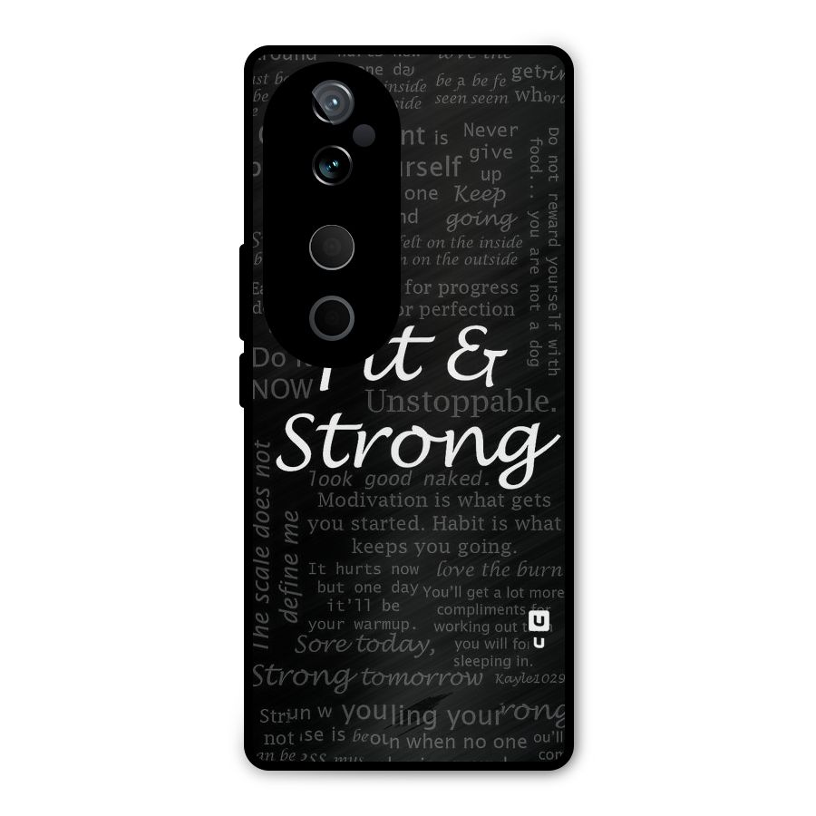 Fit And Strong Metal Back Case for Vivo T3 Ultra