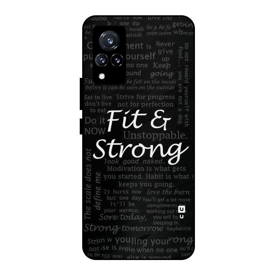 Fit And Strong Metal Back Case for Vivo V21 5G