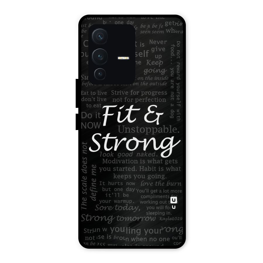 Fit And Strong Metal Back Case for Vivo V23 5G