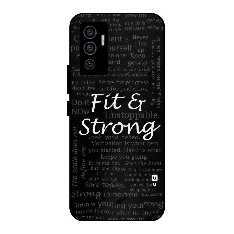 Fit And Strong Metal Back Case for Vivo V23e