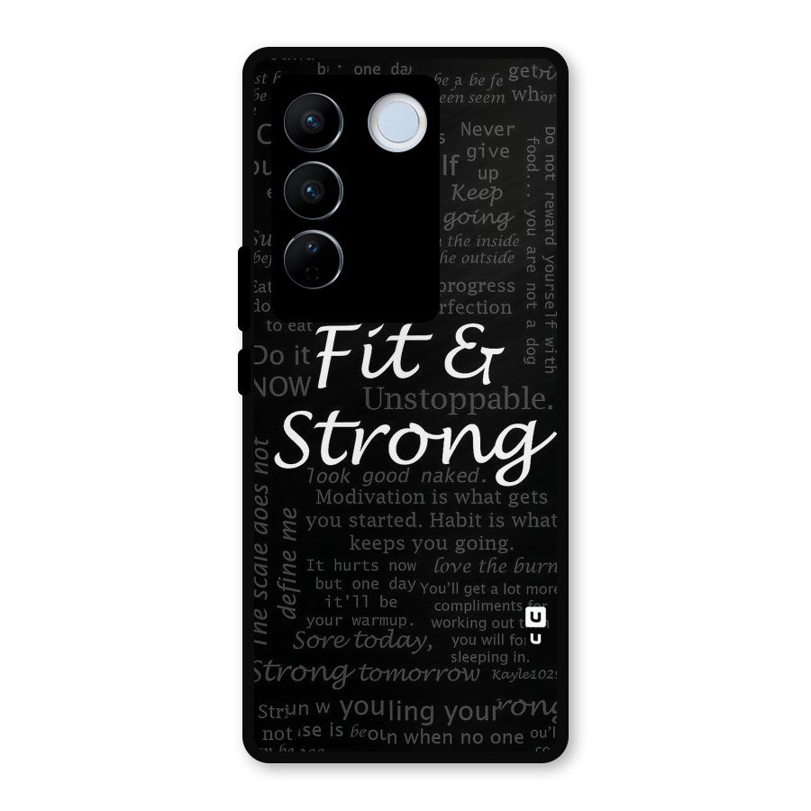 Fit And Strong Metal Back Case for Vivo V27