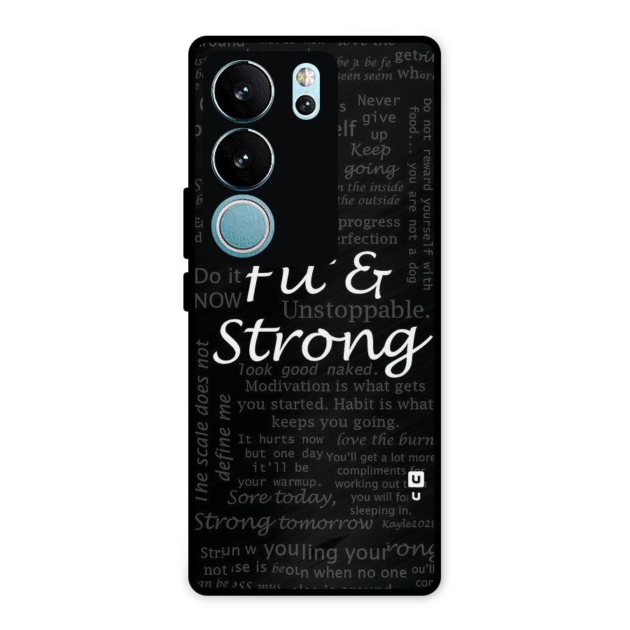 Fit And Strong Metal Back Case for Vivo V29 Pro