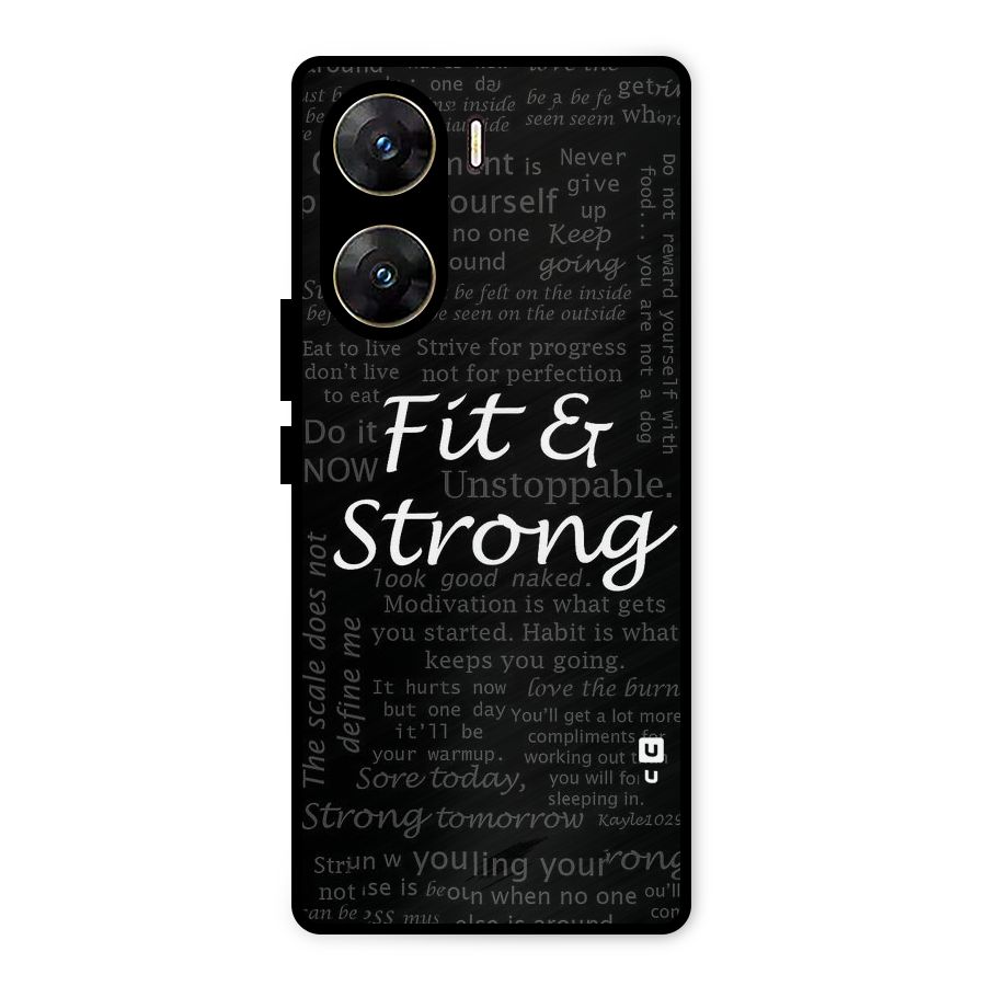 Fit And Strong Metal Back Case for Vivo V29e