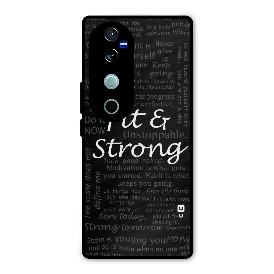 Fit And Strong Metal Back Case for Vivo V40 Pro