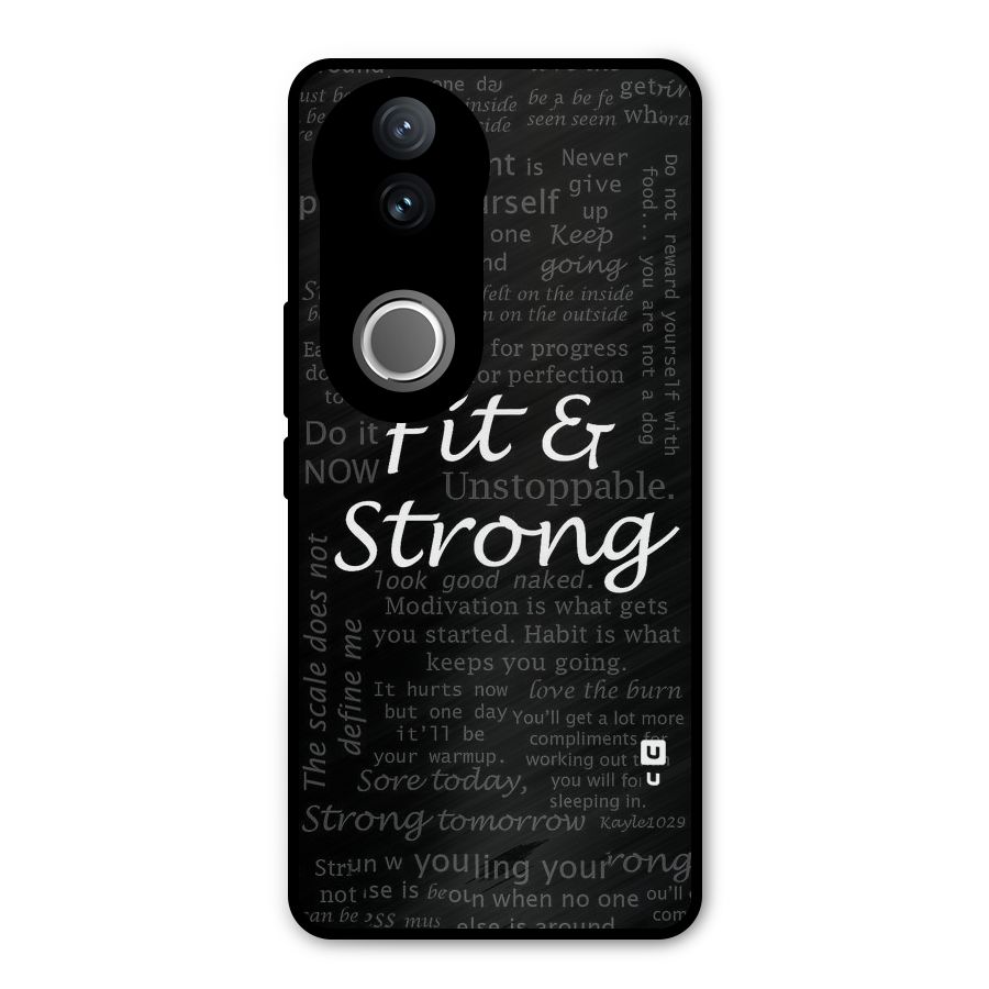 Fit And Strong Metal Back Case for Vivo V50e