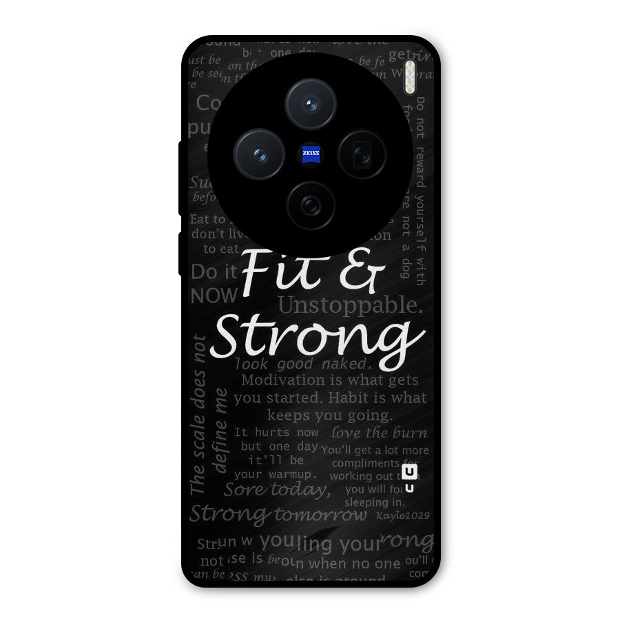 Fit And Strong Metal Back Case for Vivo X200