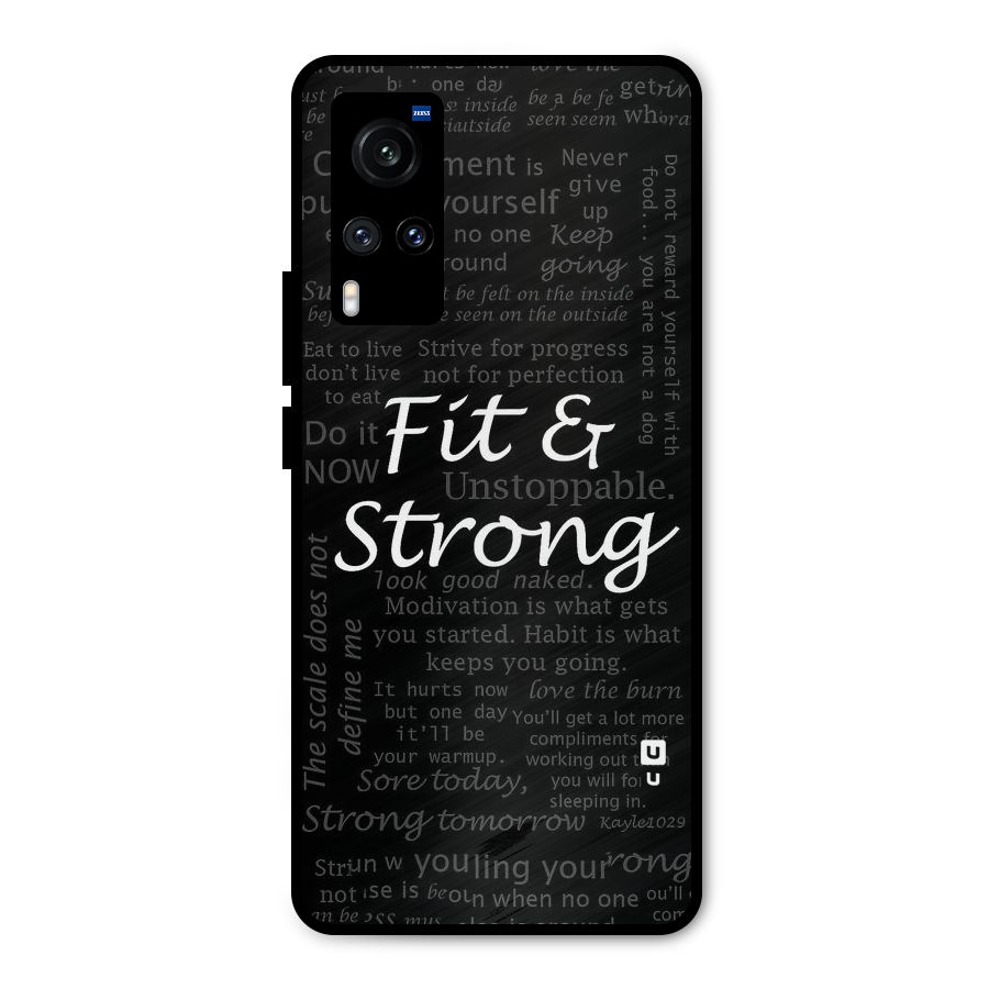 Fit And Strong Metal Back Case for Vivo X60