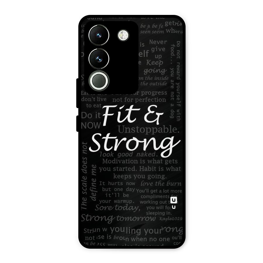 Fit And Strong Metal Back Case for Vivo Y200