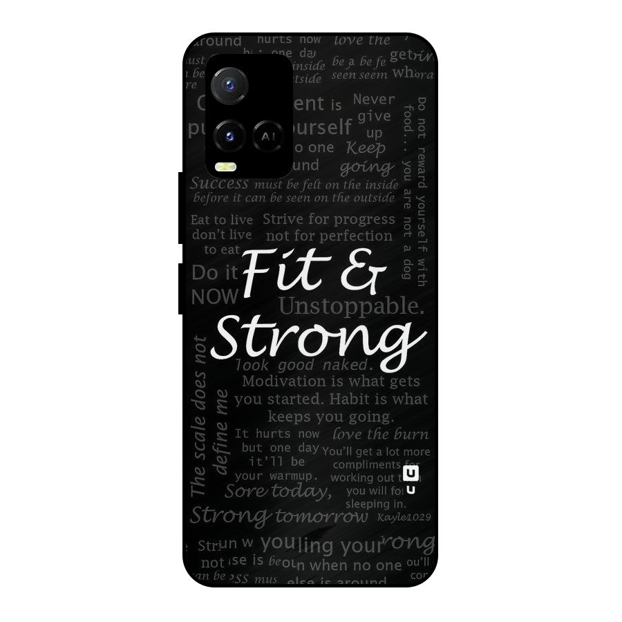 Fit And Strong Metal Back Case for Vivo Y21T