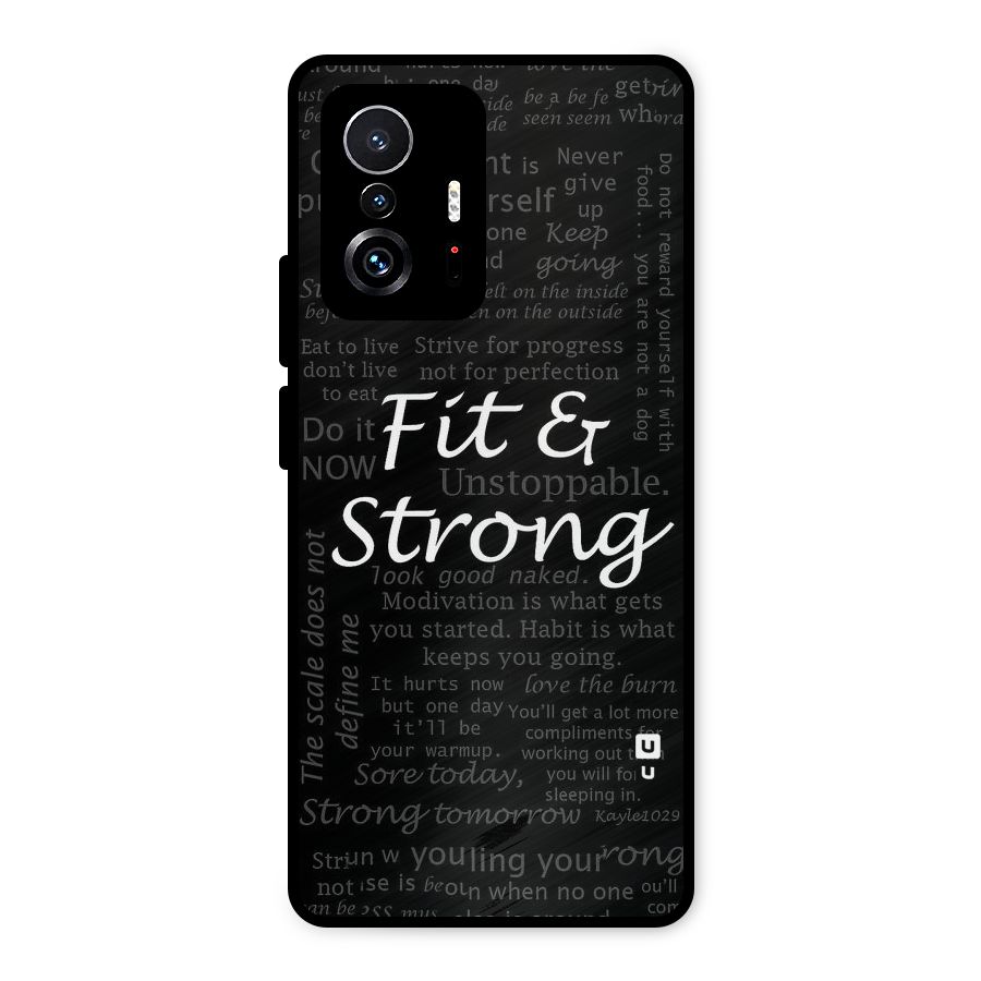 Fit And Strong Metal Back Case for Xiaomi 11T Pro