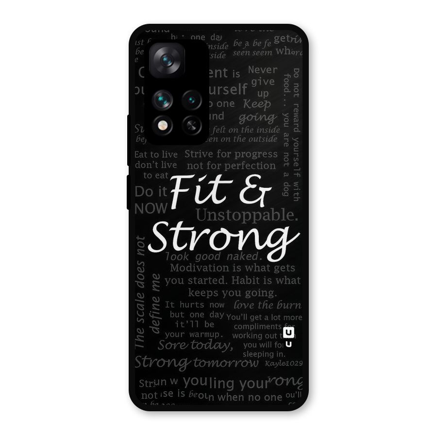 Fit And Strong Metal Back Case for Xiaomi 11i Hypercharge 5G