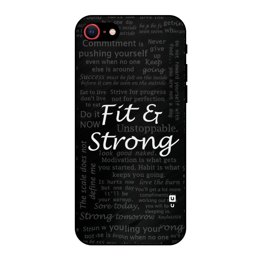 Fit And Strong Metal Back Case for iPhone SE 2020