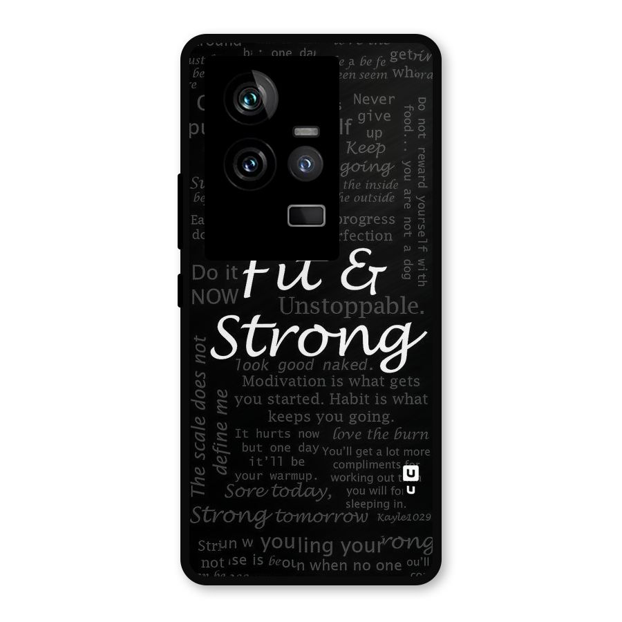 Fit And Strong Metal Back Case for iQOO 11 5G