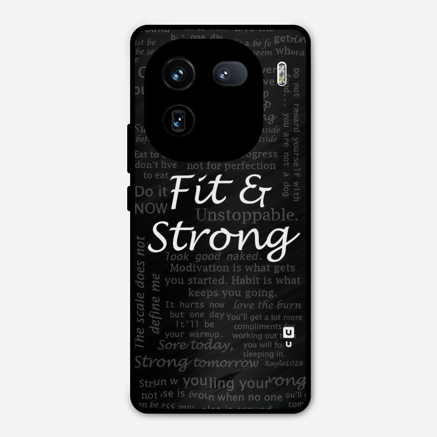 Fit And Strong Metal Back Case for iQOO 12