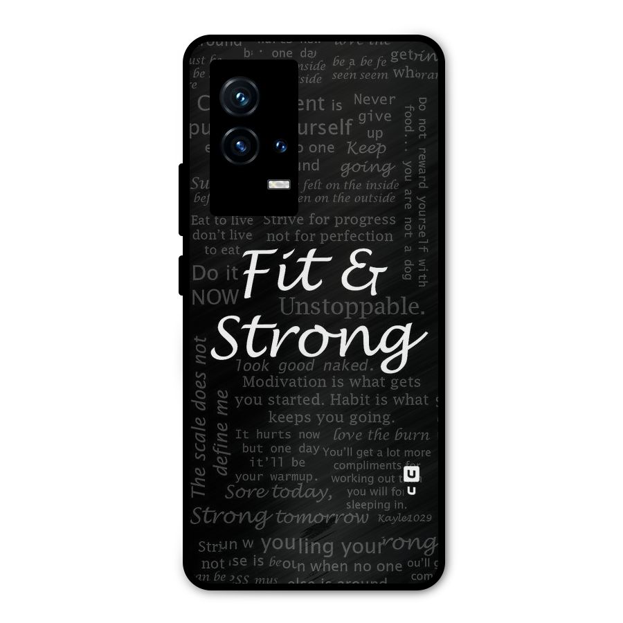 Fit And Strong Metal Back Case for iQOO 9 5G