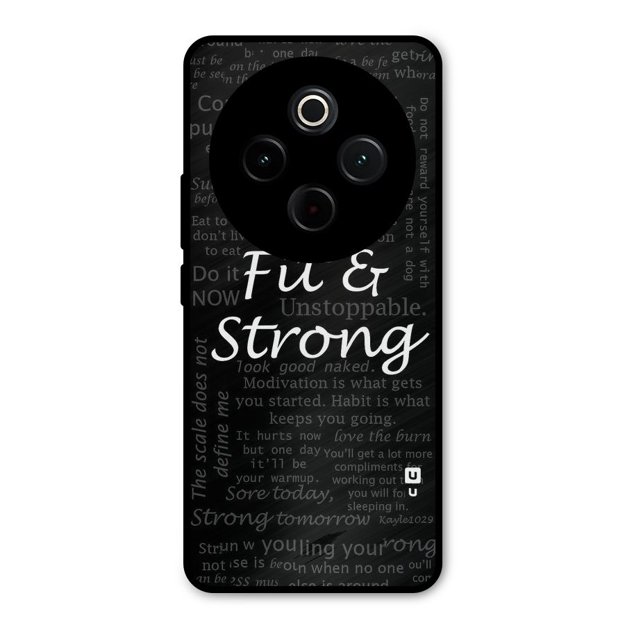 Fit And Strong Metal Back Case for iQOO Z10
