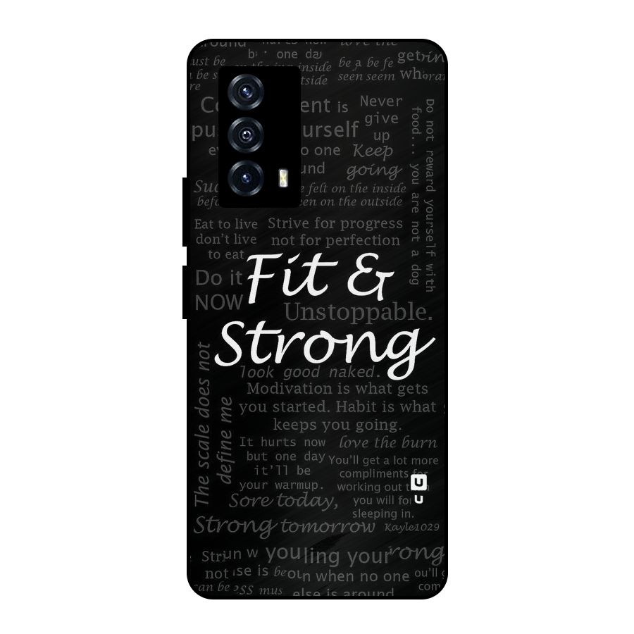 Fit And Strong Metal Back Case for iQOO Z5