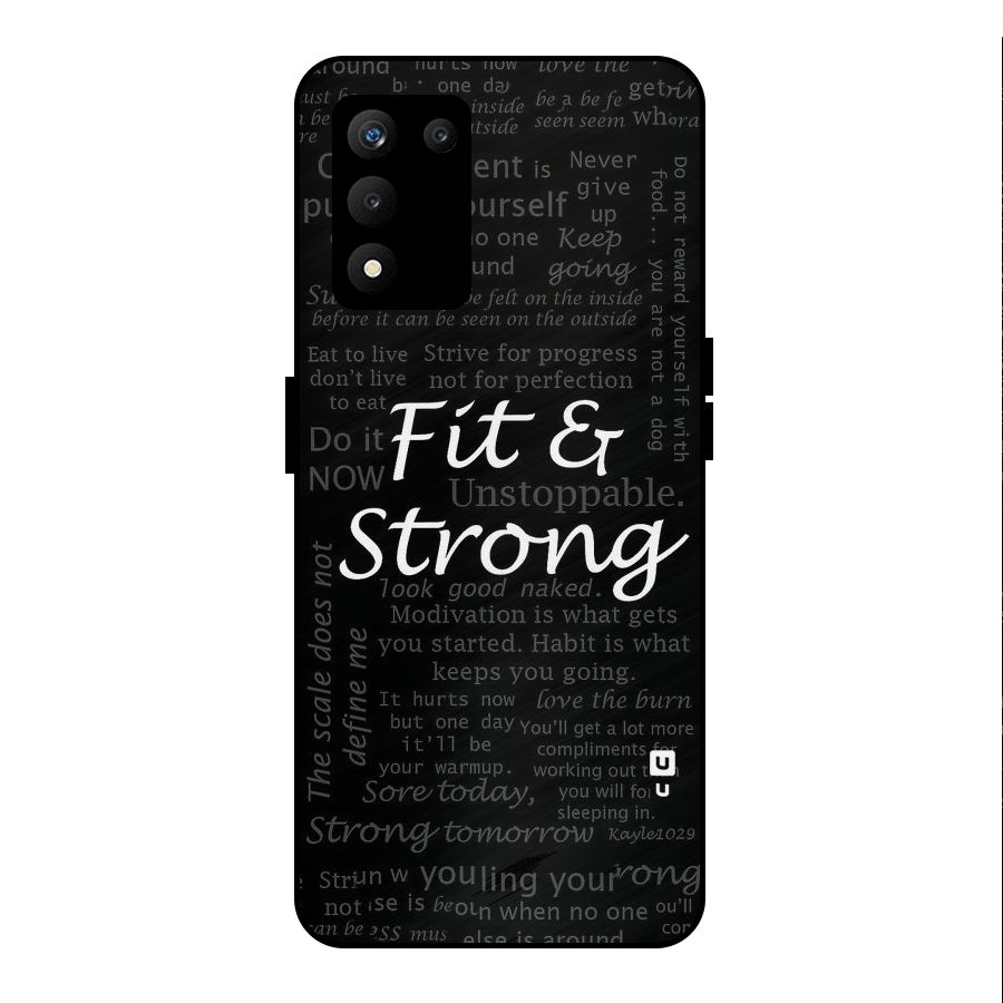 Fit And Strong Metal Back Case for realme 9 5G SE