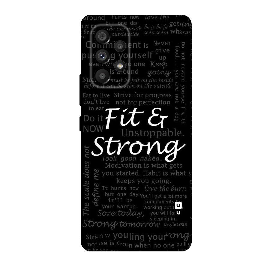 Fit And Strong Original Polycarbonate Back Case for Galaxy A53 5G