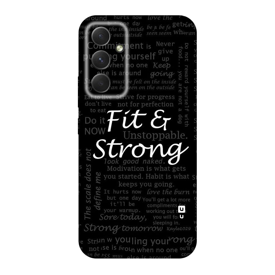 Fit And Strong Original Polycarbonate Back Case for Galaxy A54