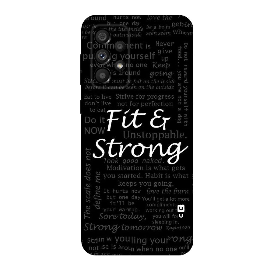Fit And Strong Original Polycarbonate Back Case for Galaxy A73 5G