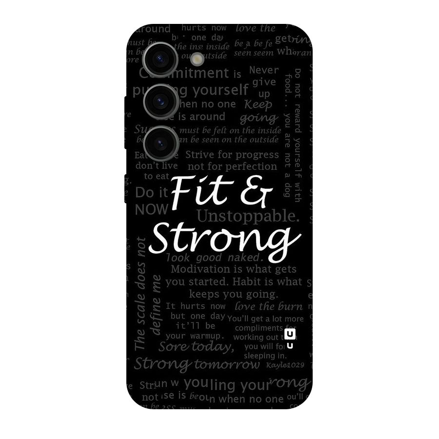 Fit And Strong Original Polycarbonate Back Case for Galaxy S23