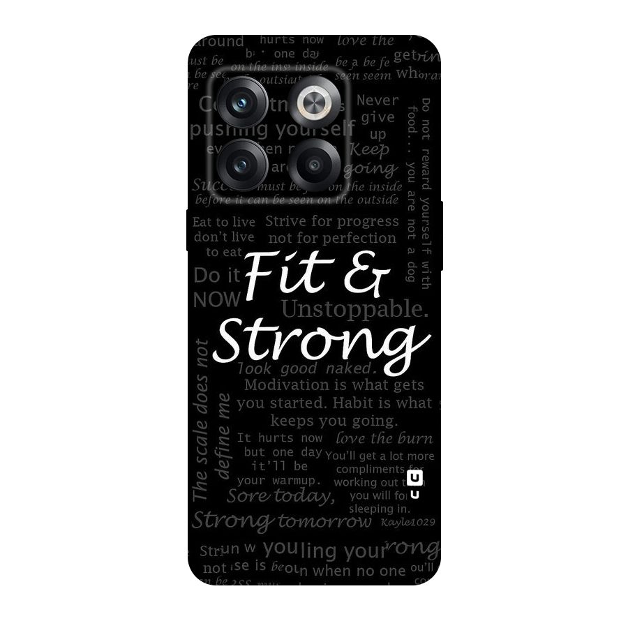 Fit And Strong Original Polycarbonate Back Case for OnePlus 10T