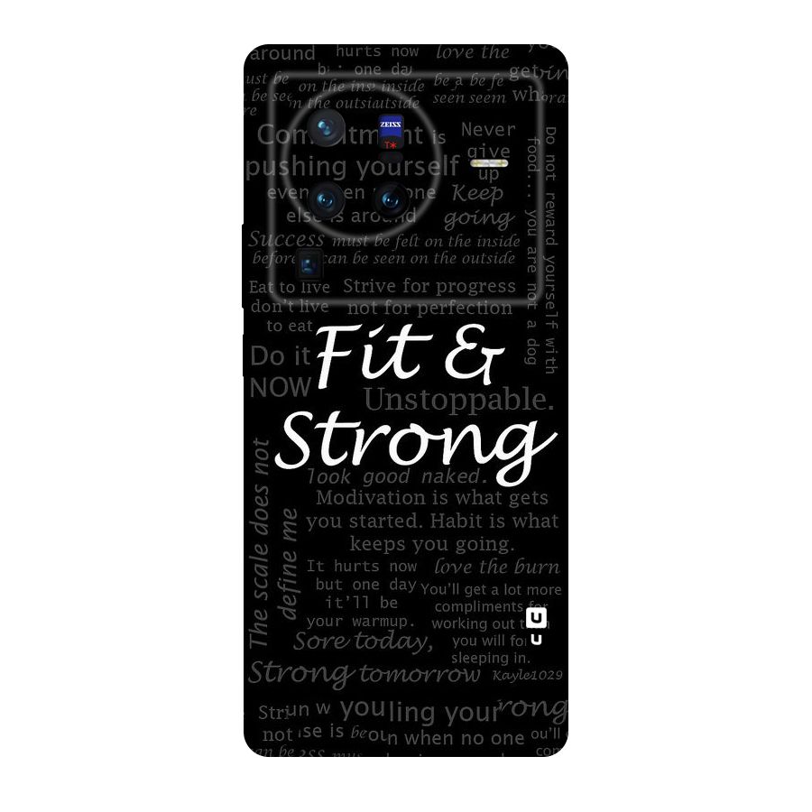 Fit And Strong Original Polycarbonate Back Case for Vivo X80