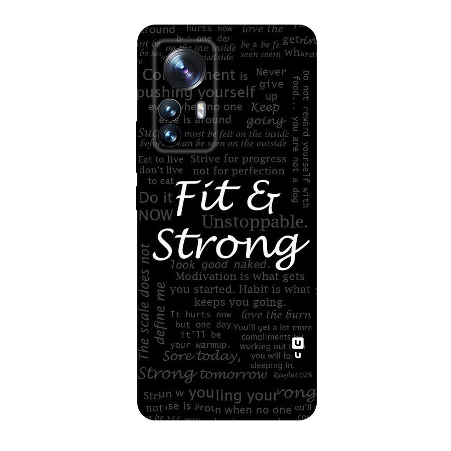 Fit And Strong Original Polycarbonate Back Case for Xiaomi 12 Pro