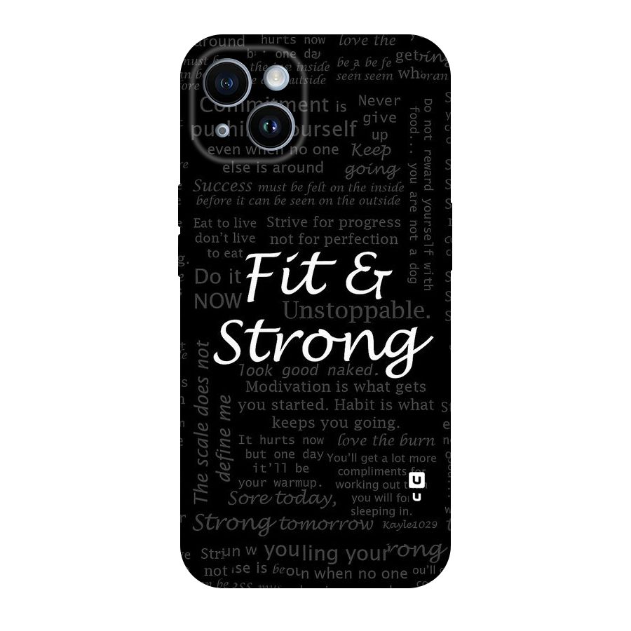 Fit And Strong Original Polycarbonate Back Case for iPhone 14