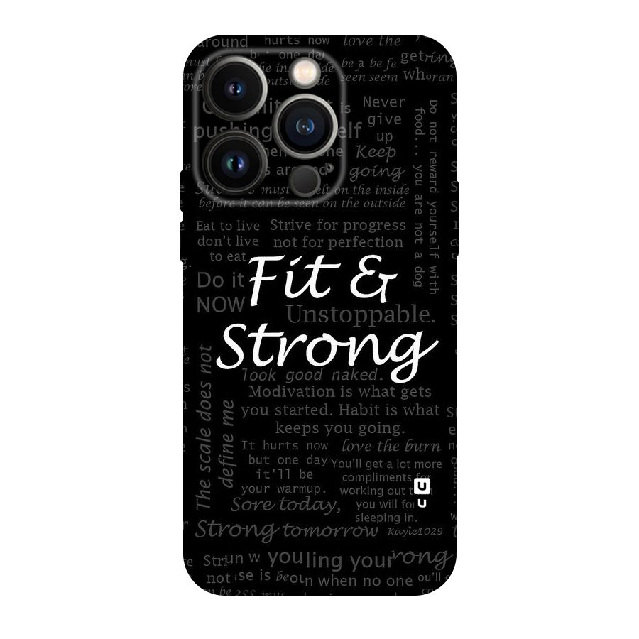 Fit And Strong Original Polycarbonate Back Case for iPhone 14 Pro
