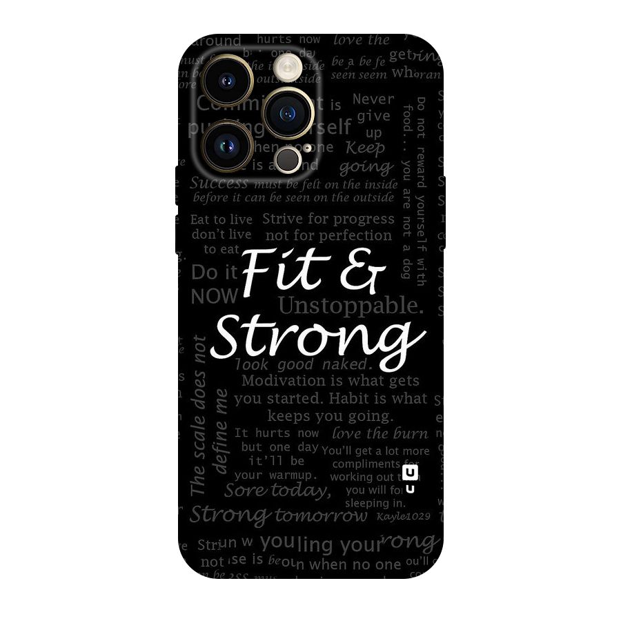 Fit And Strong Original Polycarbonate Back Case for iPhone 14 Pro Max