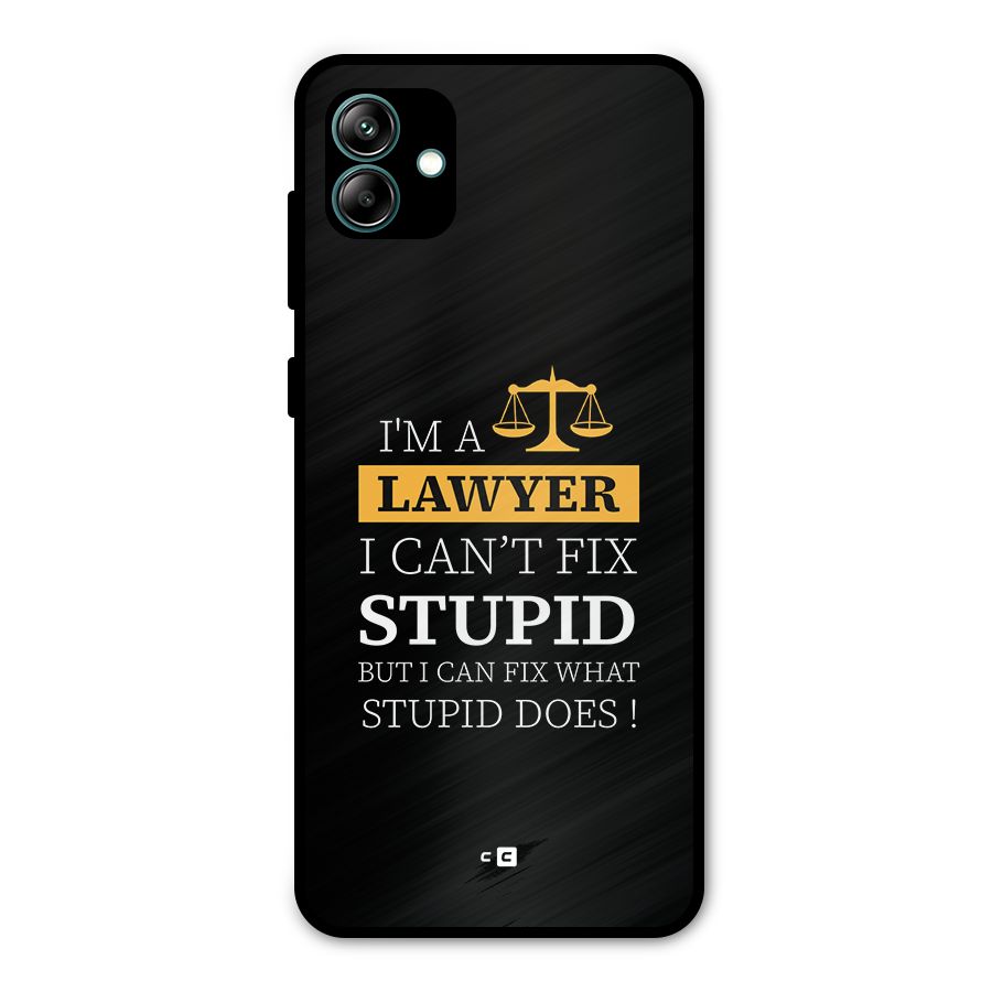 Fix Stupid Case Metal Back Case for Galaxy A04