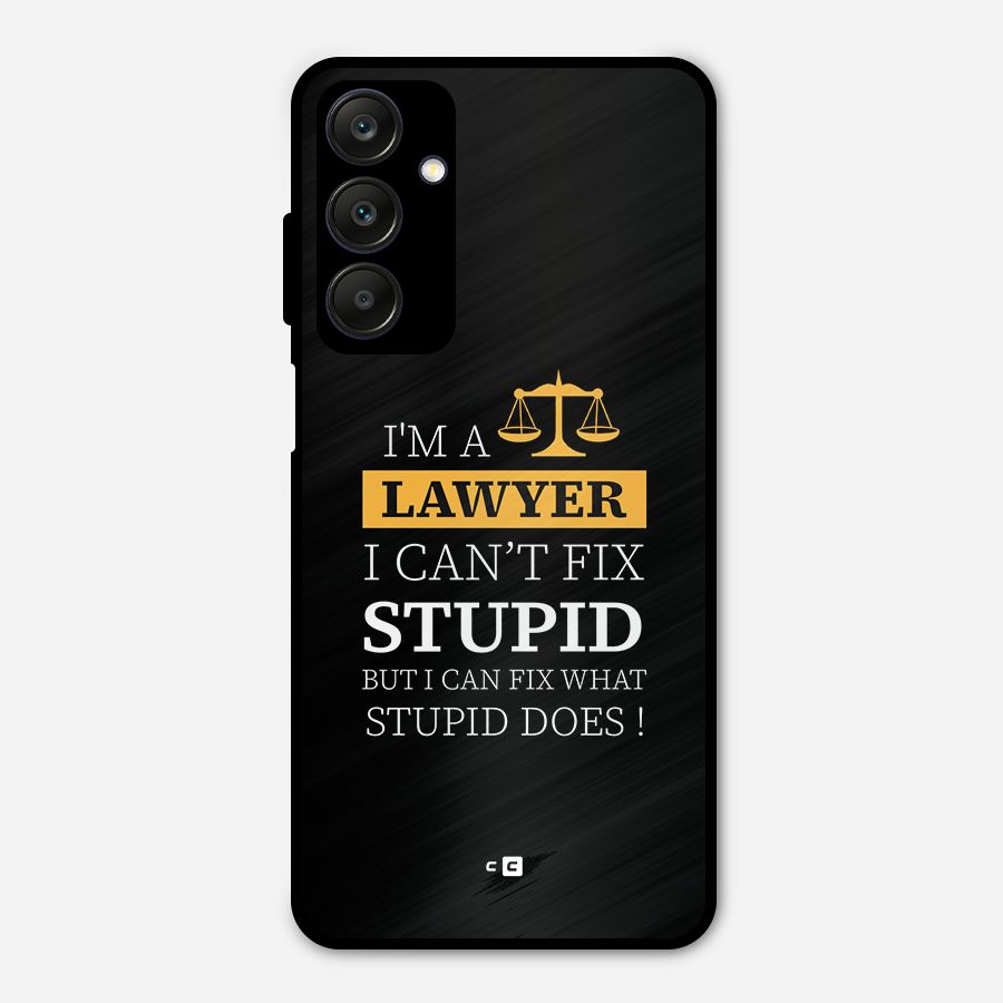Fix Stupid Case Metal Back Case for Galaxy A25 5G